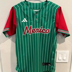 Adidas Mexico Little League Baseball World Series Jersey Youth Size Large